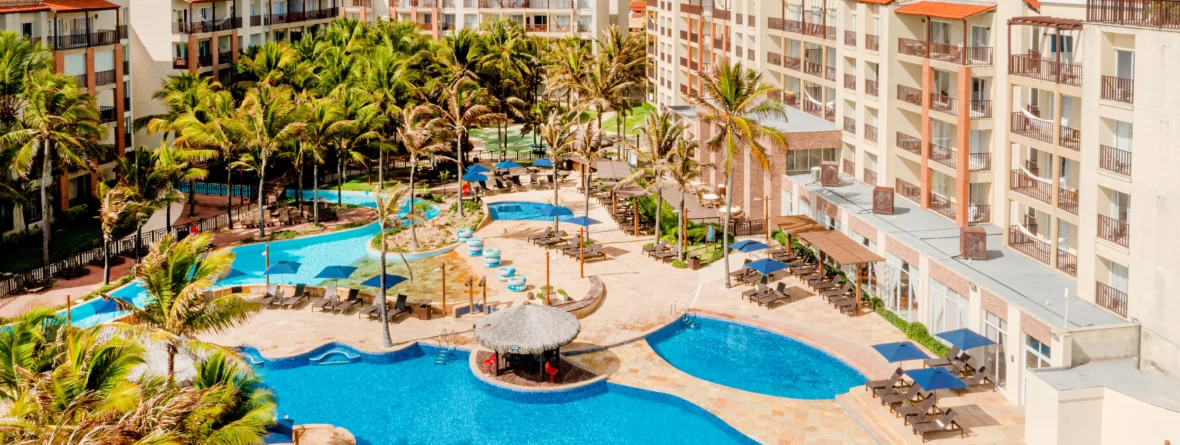 Área externa do Acqua Beach Park Resort